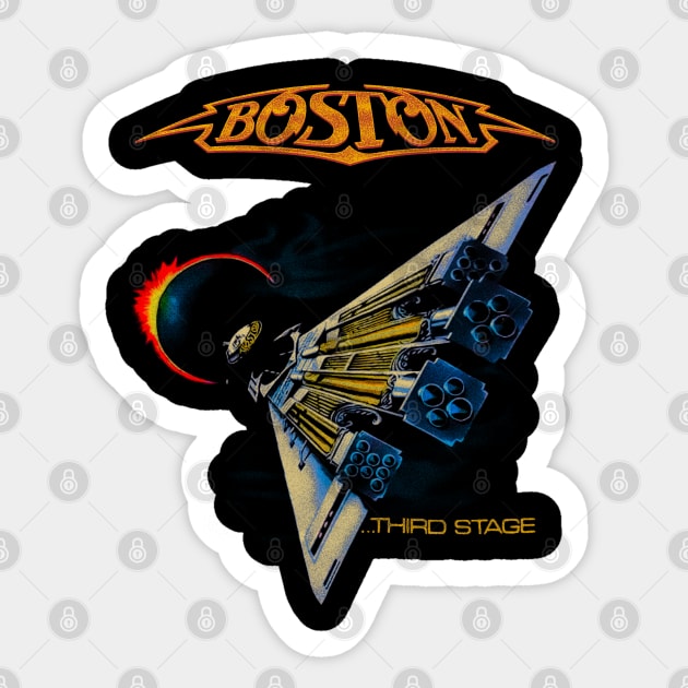 Boston Rock Band Sticker by PUBLIC BURNING